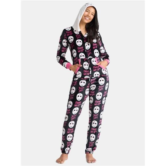 Other - Women's Graphic Union Suit Black Soot Plus Size Available